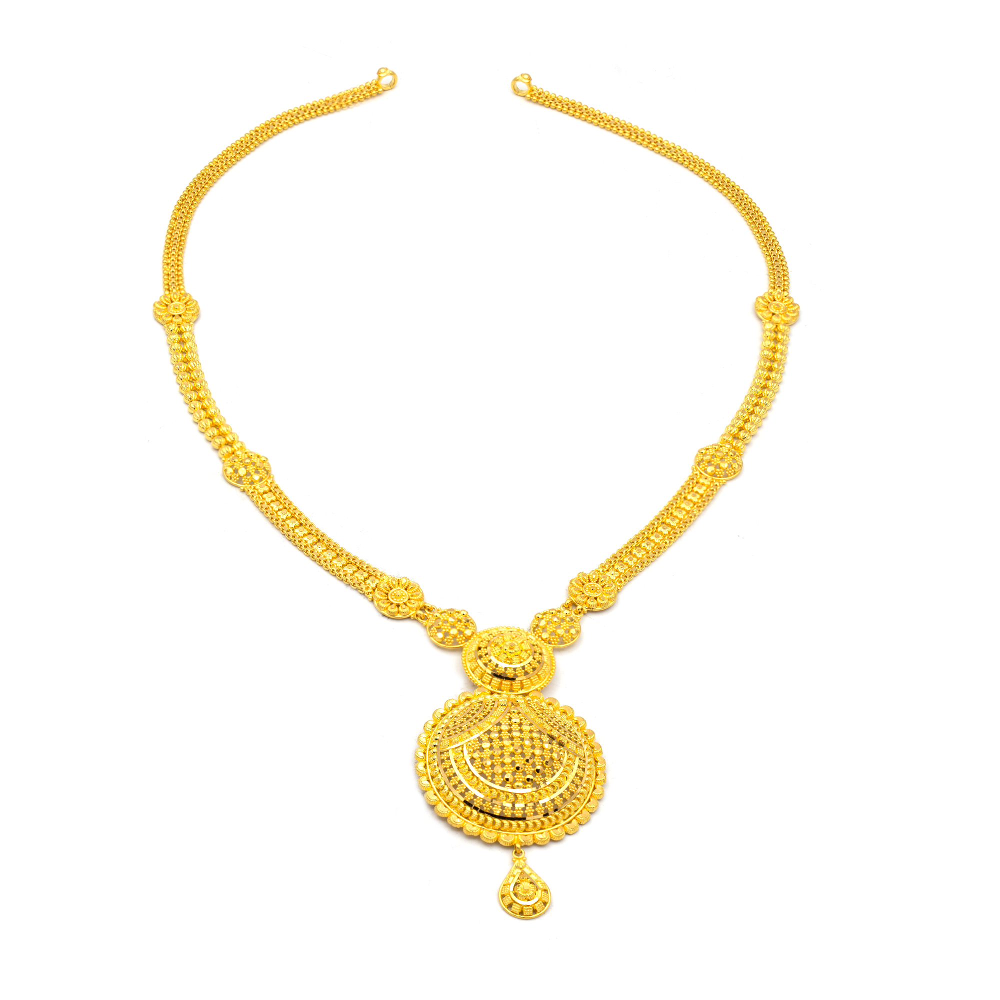 Golden delight Necklace Raja Jewelers