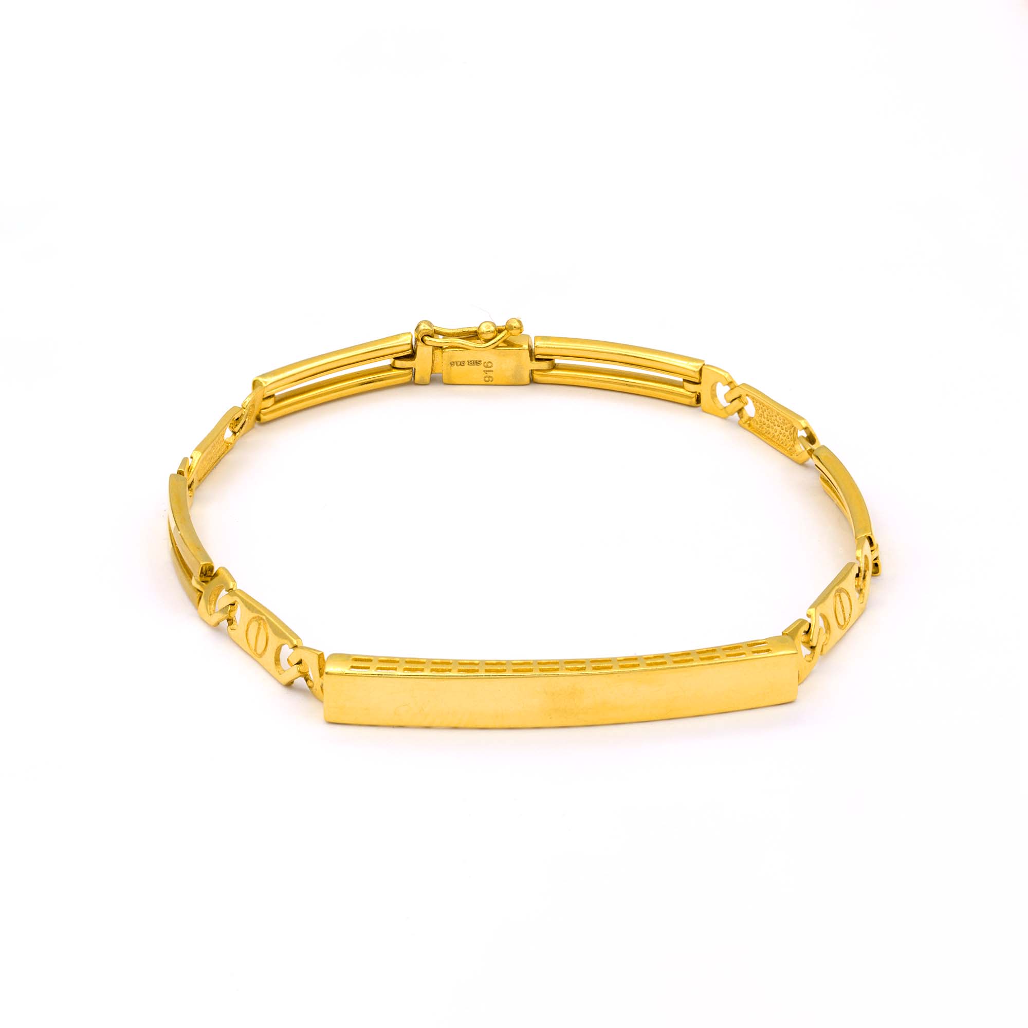 22kt Gold Men’s Bracelet Raja Jewelers