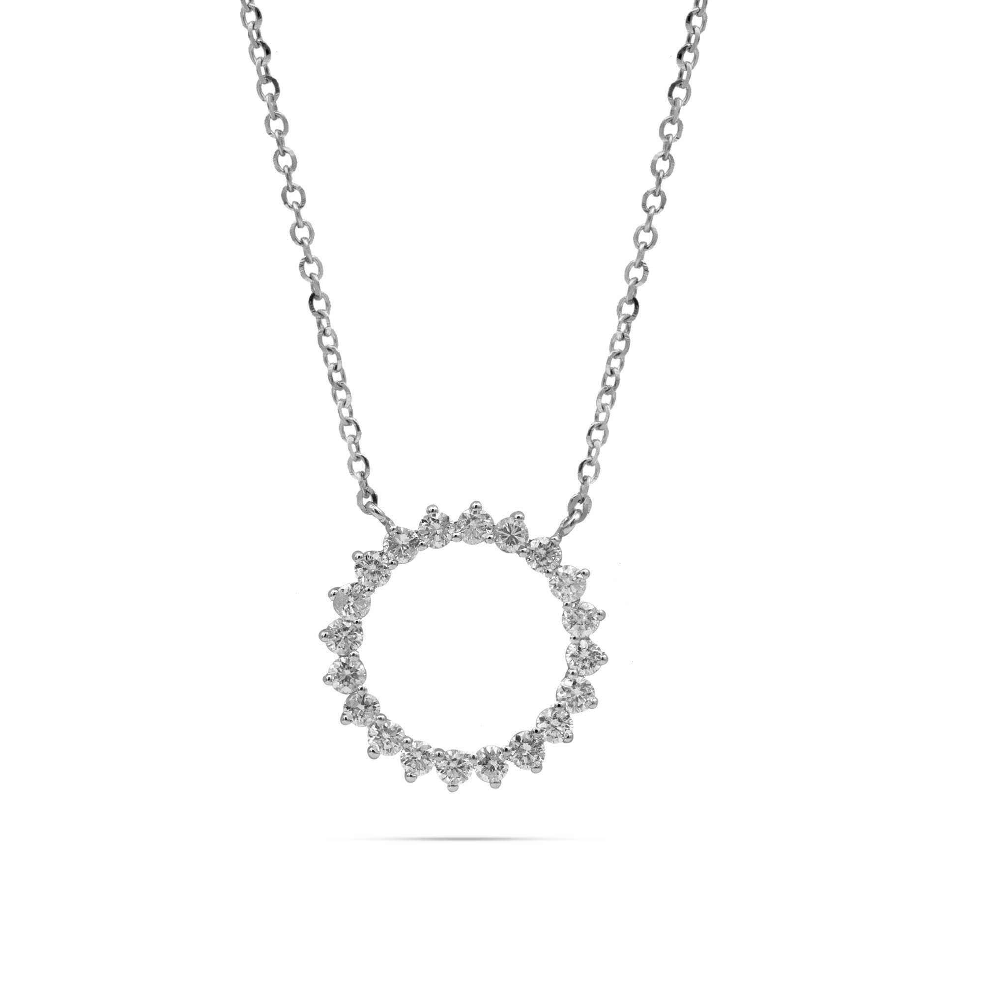 Sparkle Round Diamond Necklace – Raja Jewelers
