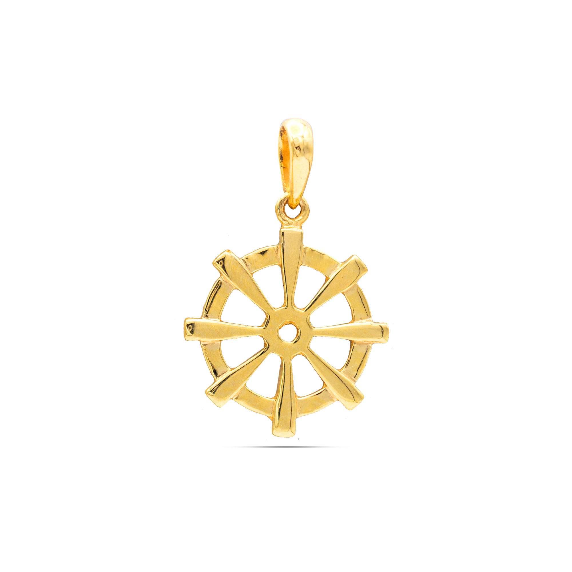 Dharmachakra pendant gold sales